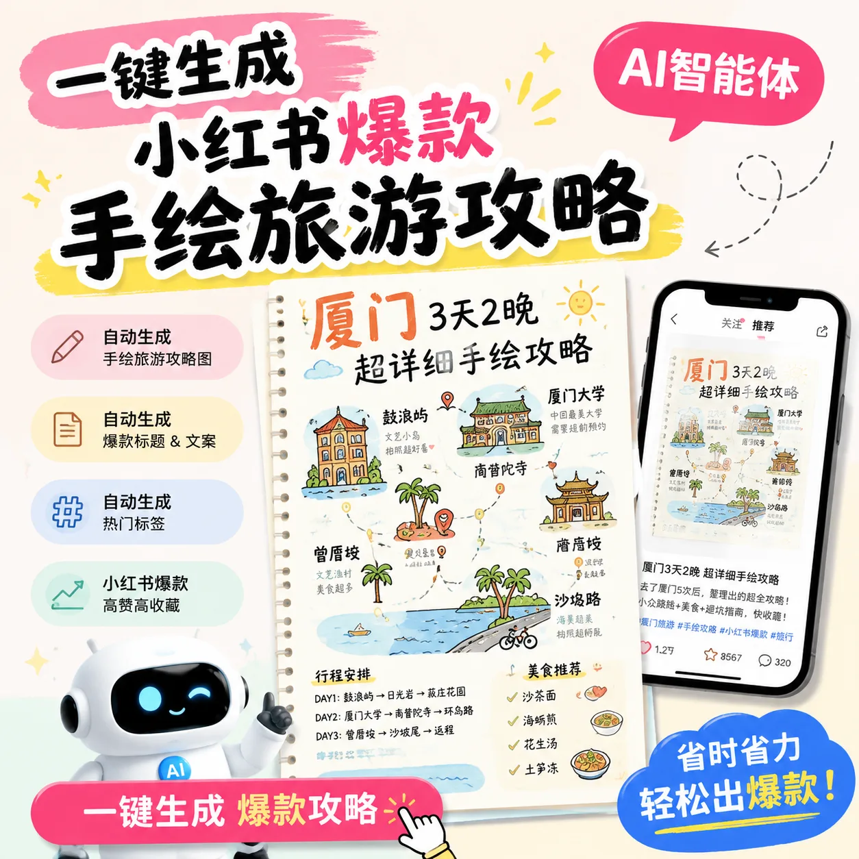 小红书手绘地图智能体